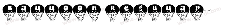 Balloon Regular字体转换 Balloon Regular字体转换